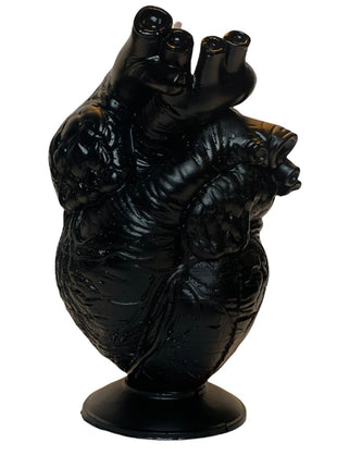 Bleeding Black Heart Candle