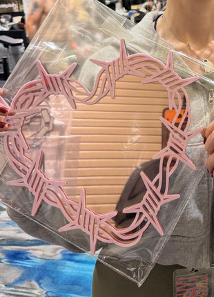 Barbed Wire Mirror