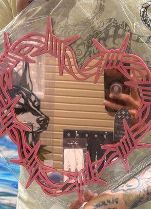 Barbed Wire Mirror